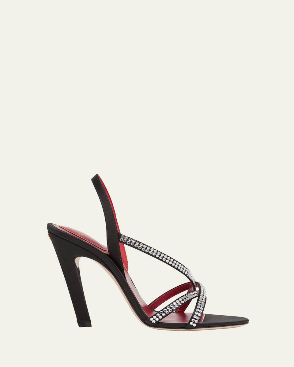 Dans Le Foyer Embellished Slingback Sandals